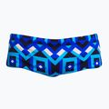 Pánské plavecké boxerky Funky Trunks Sidewinder s geo motivem 4