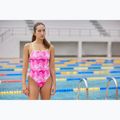 Funkita Tie Me Tight One Piece dámské plavky růžové čepice 5