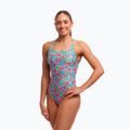 Dámské jednodílné plavky Funkita Diamond Back Planted Pink 3