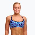 Horní díl plavek Funkita Sports Top blue bits