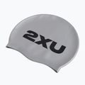 Plavecká čepice 2XU Silicone silver/silver
