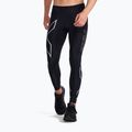 Pánské tréninkové legíny 2XU Core Compression black/silver MA3849B