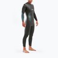 Pánský triatlonový neopren 2XU Propel 1 black/blue ombre 7