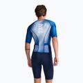 Pánský cyklistický oblek 2XU Aero Sleeved midnight/white 2