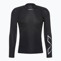 Pánské tréninkové tričko s dlouhým rukávem 2XU Core Compression black MA6398A 4