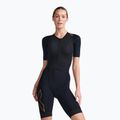 Dámský triatlonový oblek 2XU Light Speed Sleeved black/gold