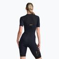Dámský triatlonový oblek 2XU Light Speed Sleeved black/gold 2