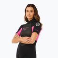 Dámský neopren na plavání Rip Curl Omega 2/2 mm Back Zip Springsuit black/pink 5