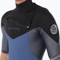 Pánský neopren   Rip Curl Dawn Patrol Perf 2/2 mm C/Zip blue/grey 3