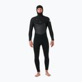 Pánský plavecký neopren Rip Curl Dawn Patrol Hooded 6/4 mm Chest Zip black