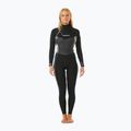 Dámský plavecký neopren Rip Curl Dawn Patrol 4/3mm Chest Zip Sublimed black/ black/ multi