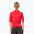Rip Curl Lycra Brand Wave UPF červené dětské plavecké tričko 3