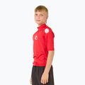 Rip Curl Lycra Brand Wave UPF červené dětské plavecké tričko 5