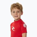 Dětské plavecké tričko  Rip Curl Brand Wave UPF red 4
