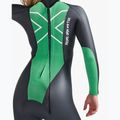 Dámská triatlonová neoprenová kombinéza 2XU Propel Openwater black/bright green 8