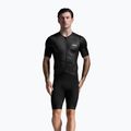 Pánská tritlonová kombinéza  2XU Aero Hex Sleeved black/white 2
