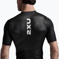 Pánská tritlonová kombinéza  2XU Aero Hex Sleeved black/white 7