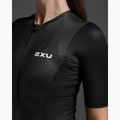 Dámská triatlonová kombinéza 2XU Aero Hex Sleeved black/white 3