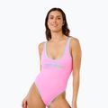 Jednodílné plavky Rip Curl Surf Puff light pink 4