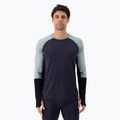 Pánské termo tričko longsleeve  Mons Royale Olympus Merino Base Layer dew/ 9 iron/ black