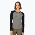 Dámská termoakční mikina Mons Royale Icon Raglan mr stripe/black