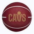 Basketbalový míč Wilson NBA Team Dribbler Cleveland Cavaliers brown velikost 7 2