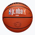 Basketbalový míč  Wilson NBA JR Fam Logo Authentic Outdoor brown velikost 6 5