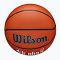 Dětský basketbalový míč   Wilson NBA JR Fam Logo Authentic Outdoor brown velikost 5 4