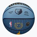 Basketbalový míč  Wilson NBA Player Icon Outdoor Morant blue velikost 7 5