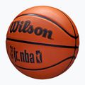 Dětský basketbalový míč   Wilson NBA JR Drv Fam Logo brown velikost 5 3