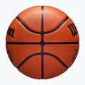 Dětský basketbalový míč   Wilson NBA JR Drv Fam Logo brown velikost 5 6