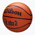 Dětský basketbalový míč   Wilson NBA JR Drv Fam Logo brown velikost 4 3