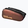 Wilson Super Tour Pro Staff Tenisová taška V14 9Pk hnědá WR8024501001