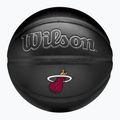 Basketbalový míč Wilson NBA Team Premiere Miami Heat black velikost  7