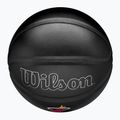 Basketbalový míč Wilson NBA Team Premiere Miami Heat black velikost  7 5