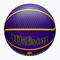 Basketbalový míč  Wilson NBA Player Icon Outdoor Lebron blue velikost 7 4