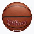Basketbalový míč Wilson NBA Team Alliance Miami Heat brown velikost  7 5