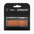 Omotávka na tenisovou raketu Wilson Roger Federer Leather brown 2
