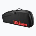 Tenisová taška Wilson Clash V3 Super Tour 3PK black/infrared 2