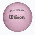 Volejbalový míč Wilson Soft Play pink velikost 5