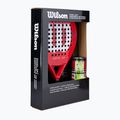 Padelová raketa + 3 míče Wilson Optix XP Padel Kit Box red 2