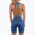 Dámská triatlonová kombinéza Synergy Pro Sleeveless Racerback Trisuit orange wave 2
