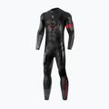 Pánská triatlonová neoprenová kombinéza Synergy Adrenaline Full Sleeve 5 mm black/red