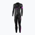 Dámská triatlonová neoprenová kombinéza Synergy Endorphin Full Sleeve 5/3 mm black/pink