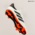 Dětské kopačky adidas Copa Pure II Club FxG slonová kost/černá/sluncem červená 12