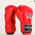 Top King Muay Thai Ultimate červené boxerské rukavice 6