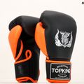 Boxerské rukavice Top King Reborn Semi Leather black/orange 6
