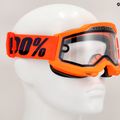Cyklistické brýle  100% Accuri 2 Enduro MTB neon/orange/clear 7