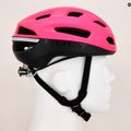 Cyklistická helma  Rudy Project Skudo pink fluo/black matte 9