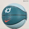 Basketbalový míč Nike Playground 8P 2.0 K Durant Deflated blue velikost 7 5
